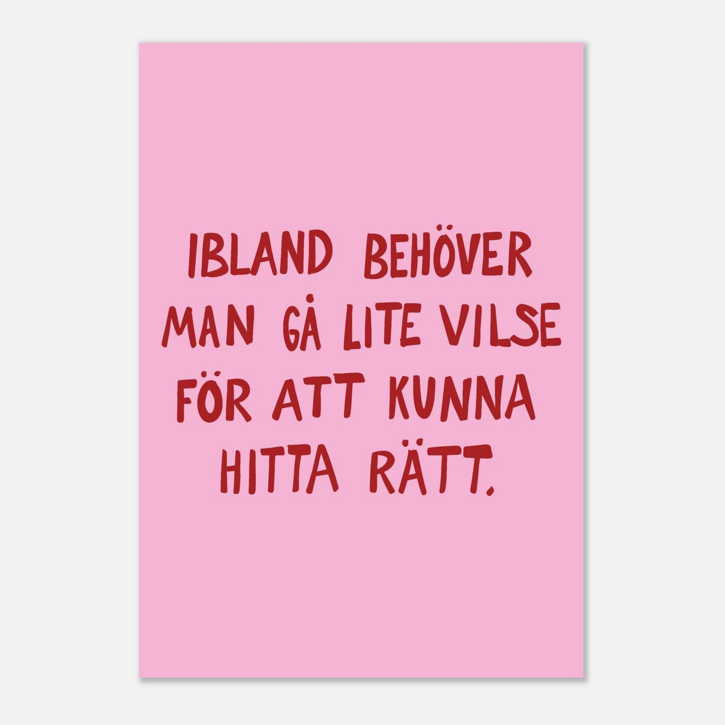 Poster | Gå vilse