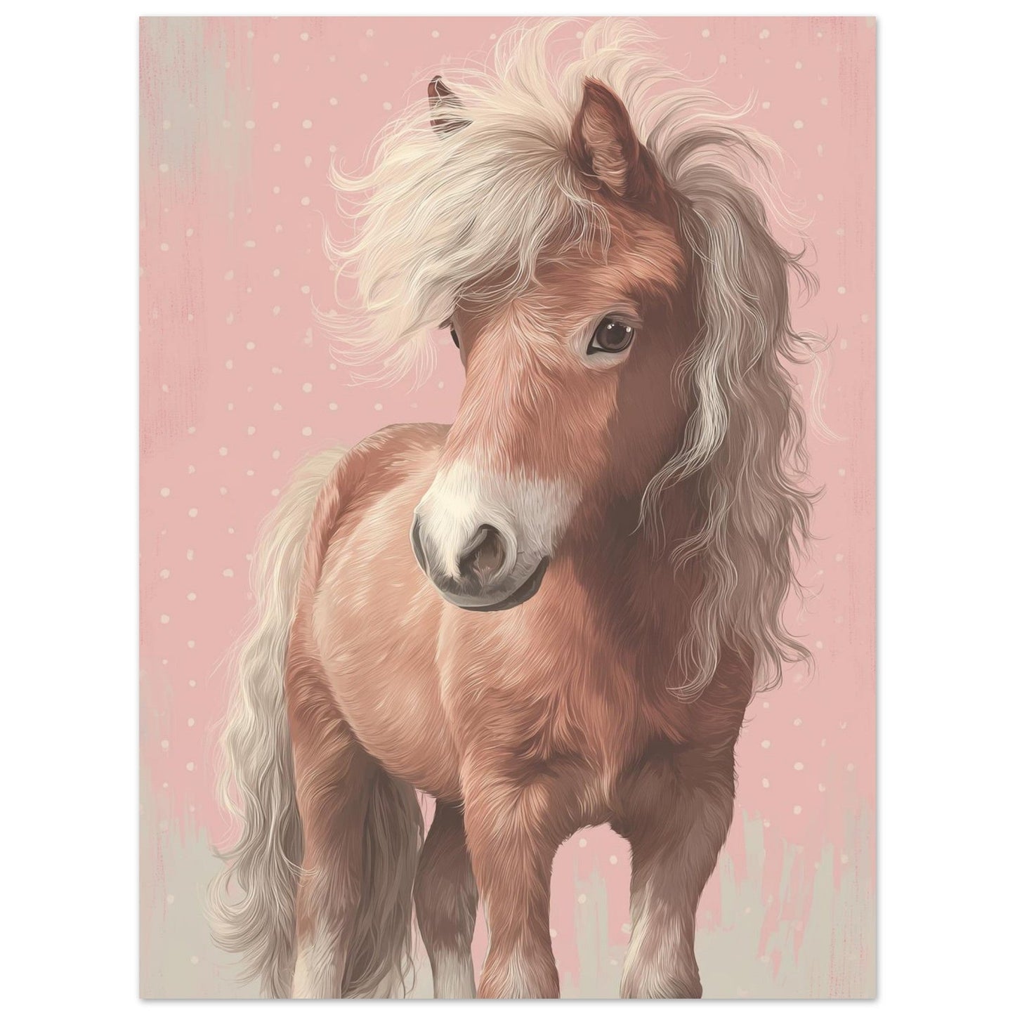Young Riders - Soft Pony - Horse Art Poster
