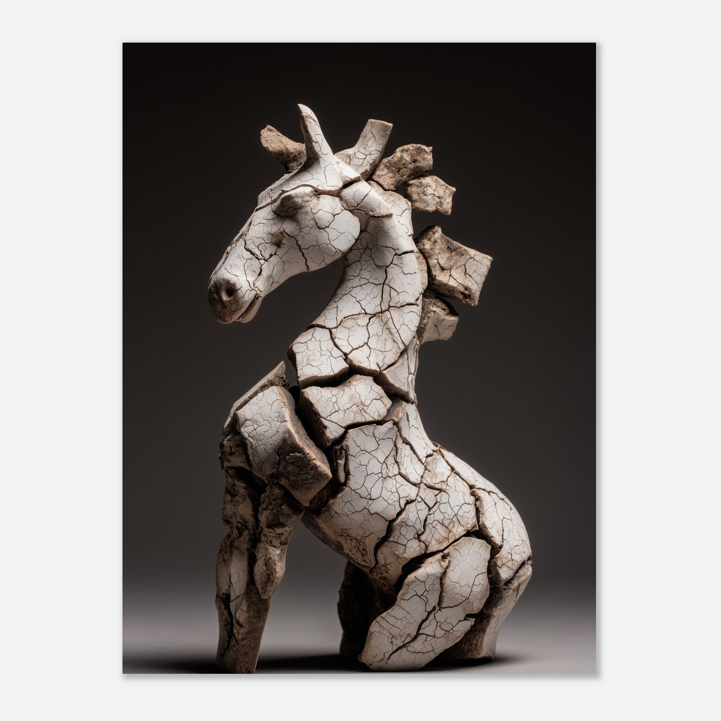 Endurance – Abstract Horse Art Poster