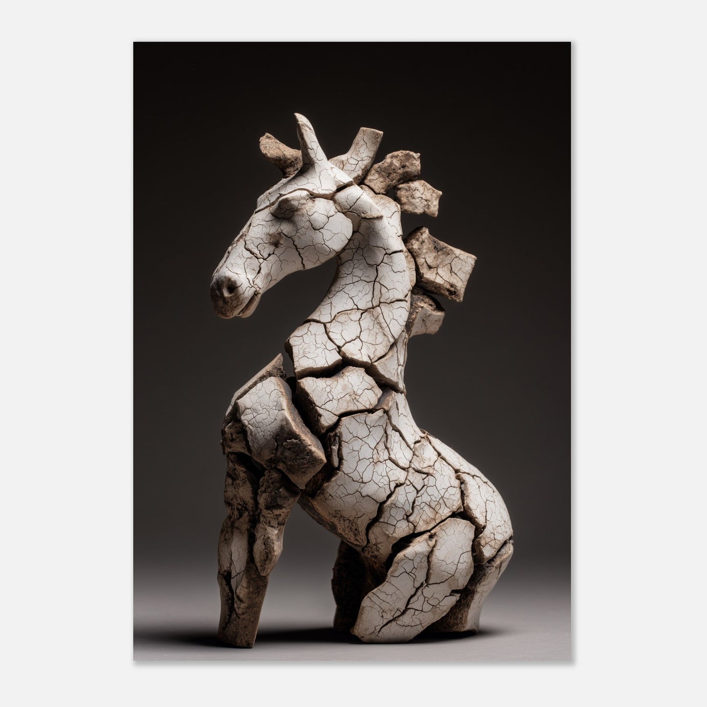 Endurance – Abstract Horse Art Poster