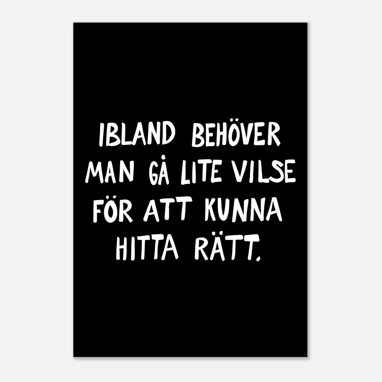 Poster | Gå vilse