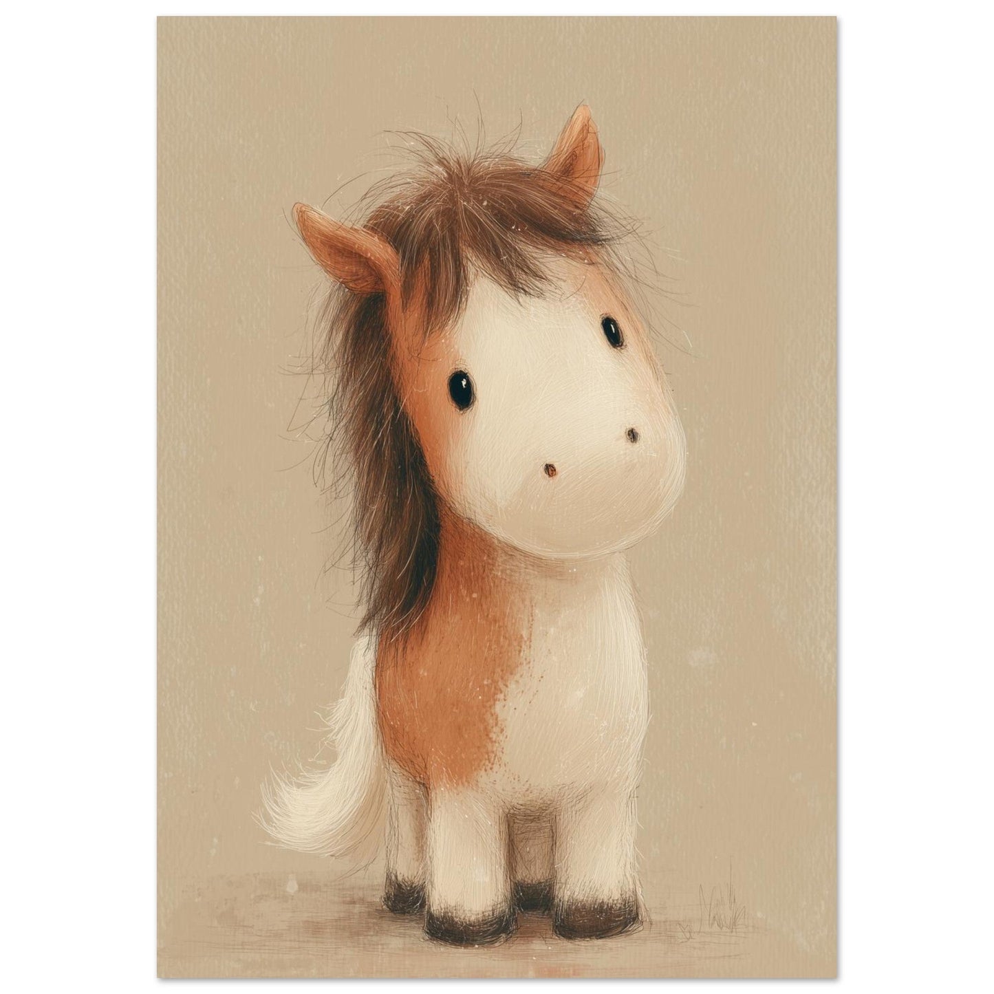Young Riders - Little Pony - Horse Art Poster