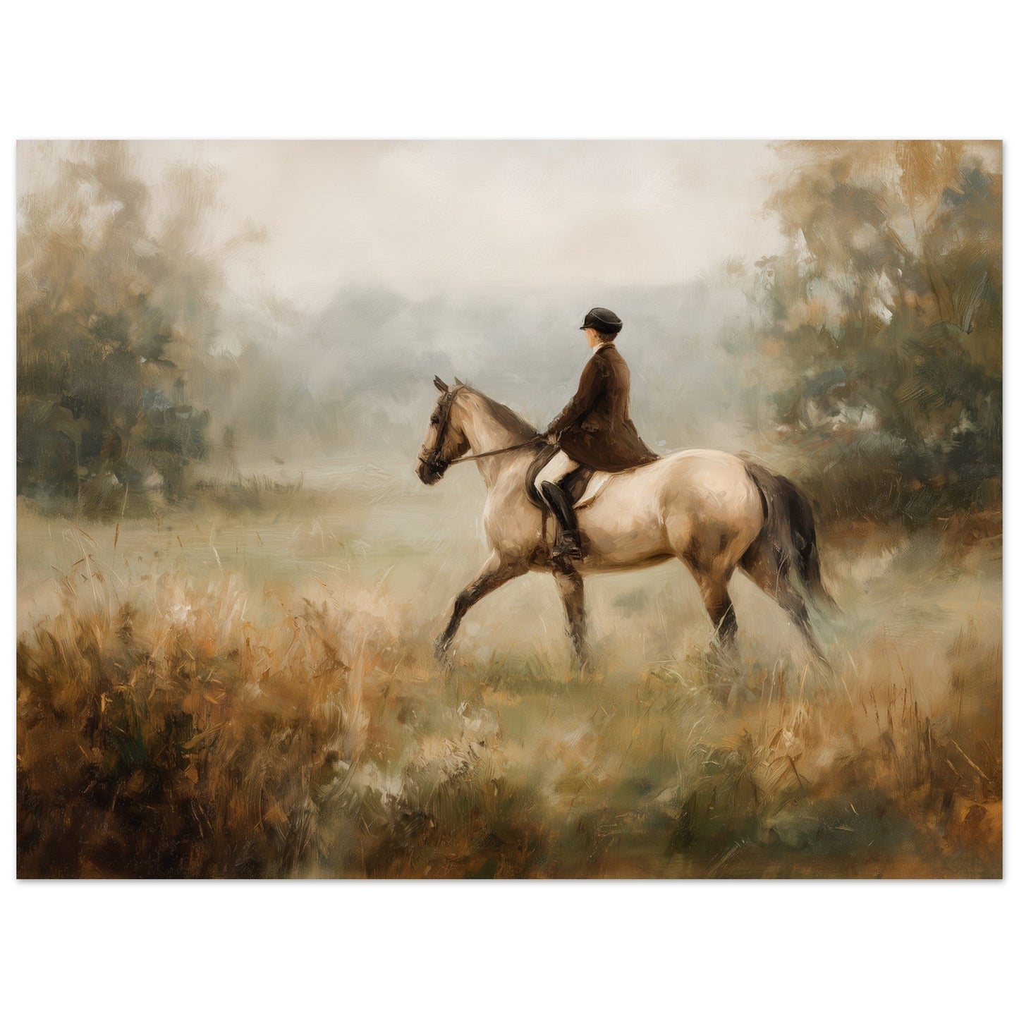 Morgondimman - Horse In Morning Light Art Poster
