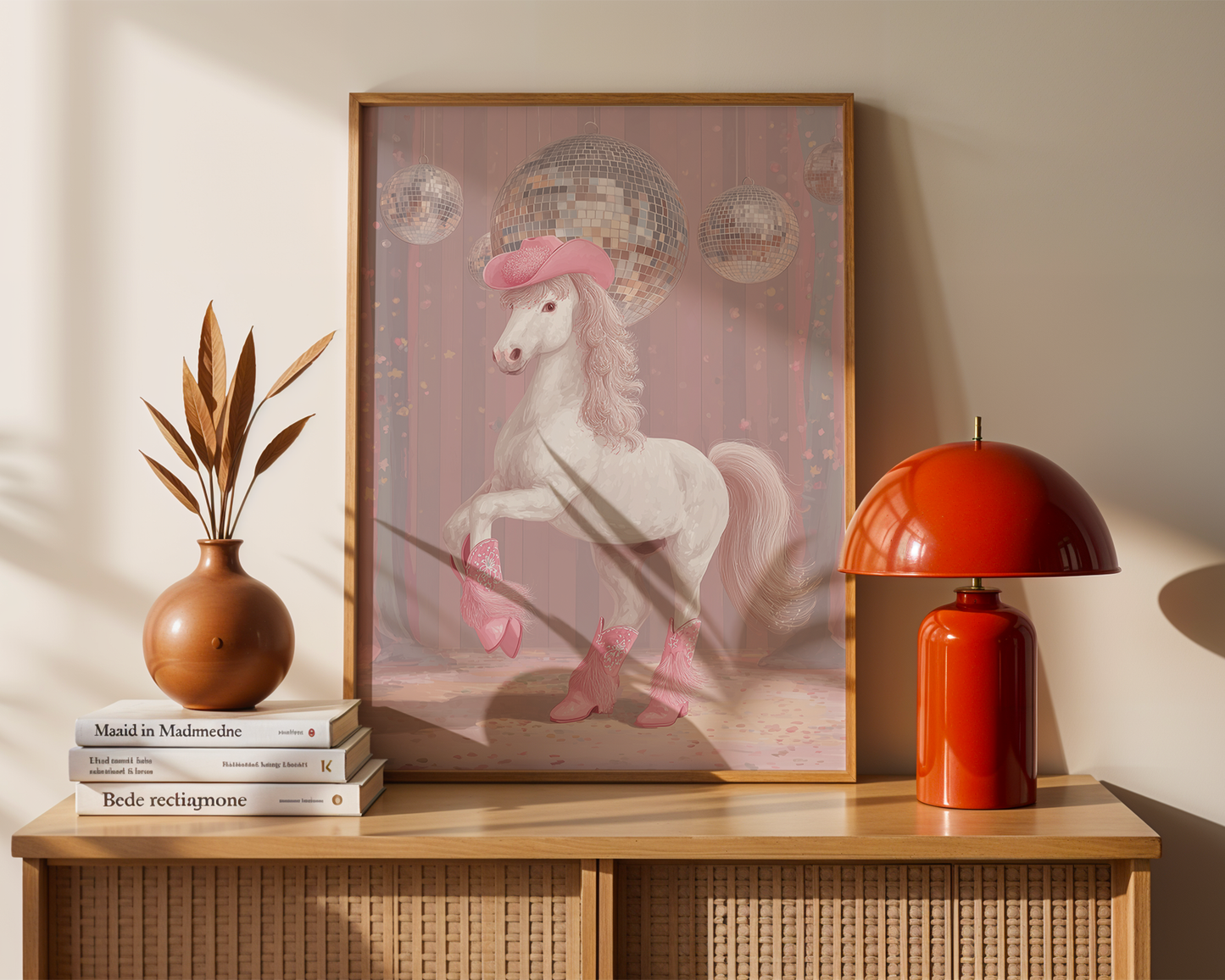 Young Riders - Disco Pony - Horse Art Poster