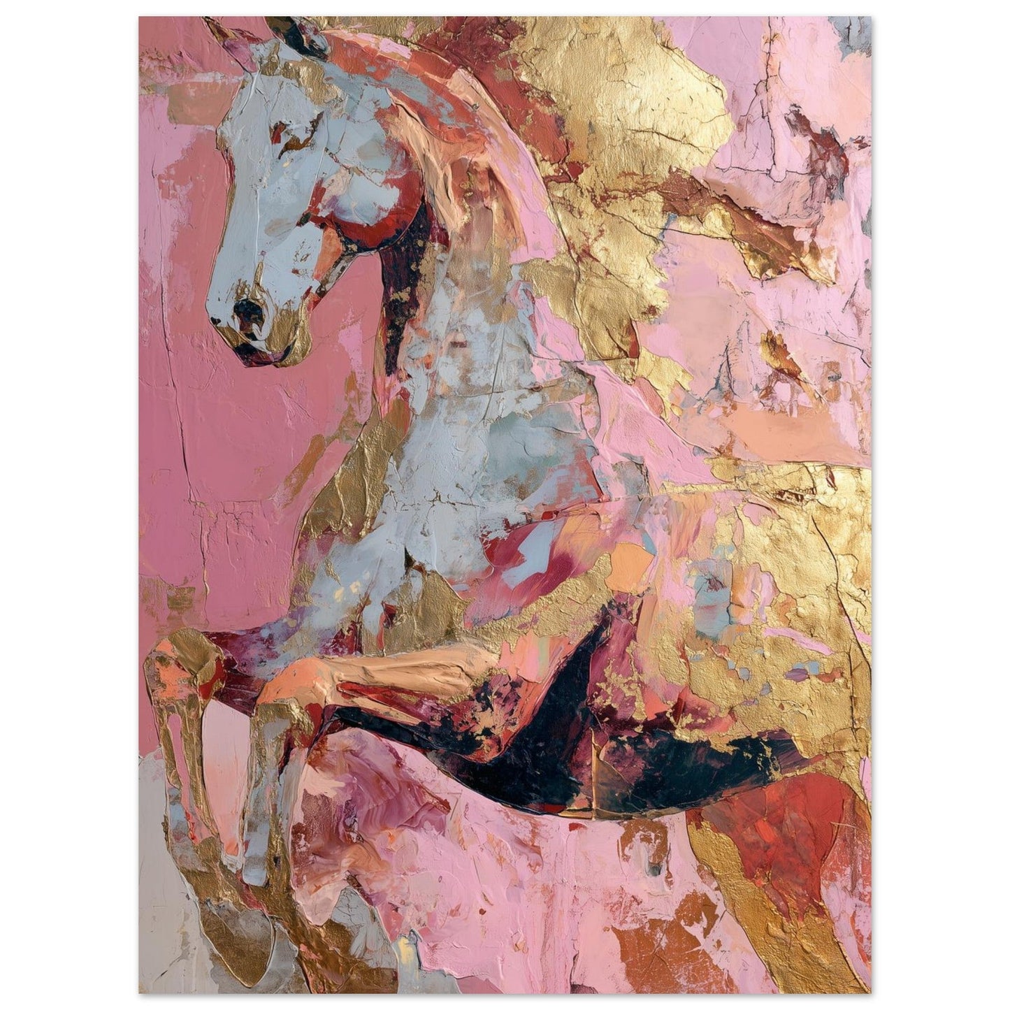 Blush & Gold – Between Strength - Poster