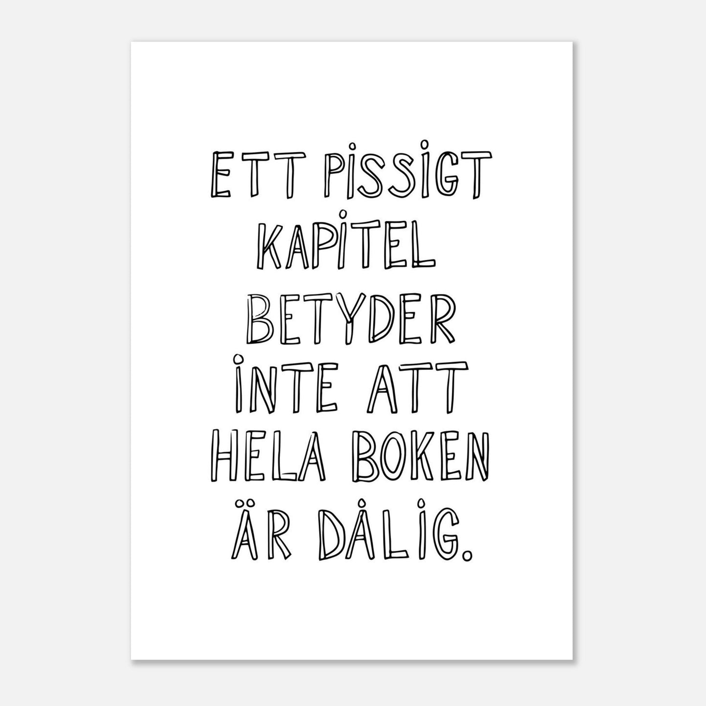 Poster | Ett pissigt kapitel