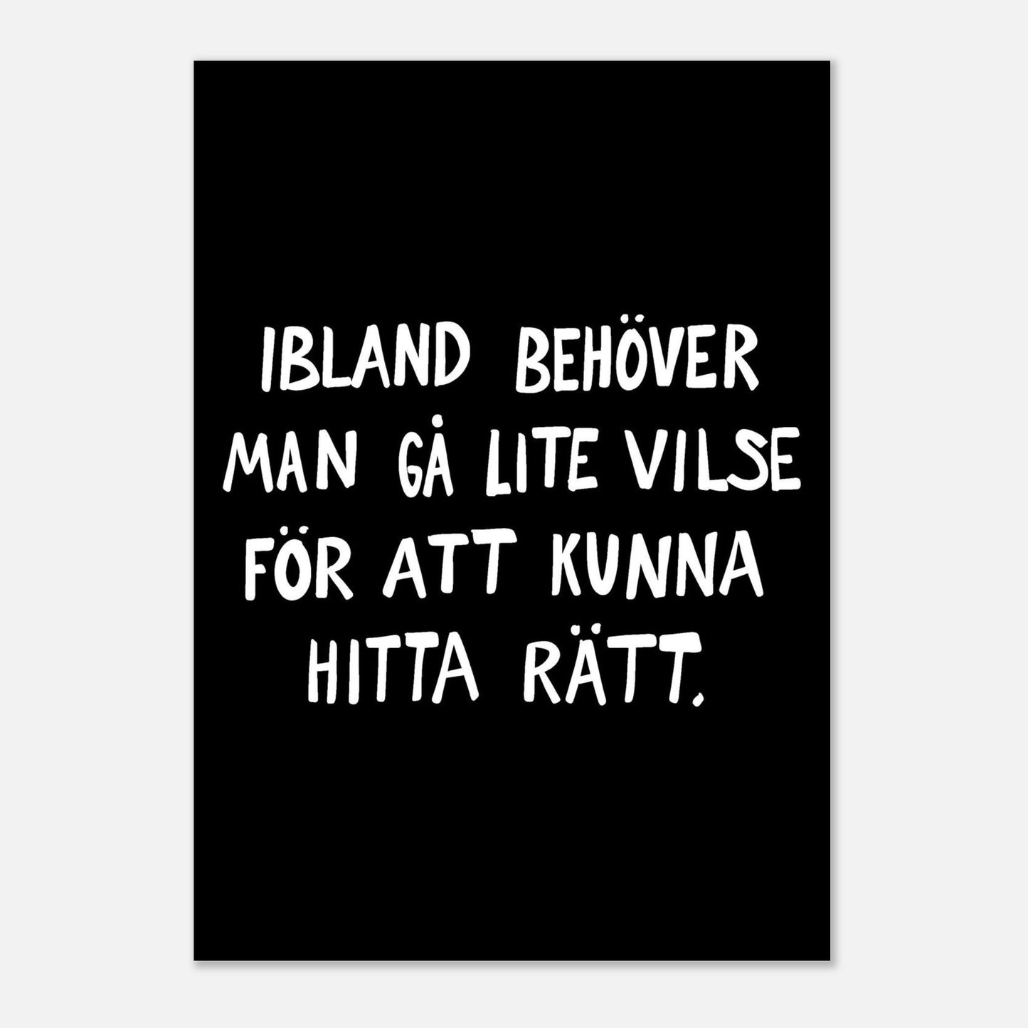 Poster | Gå vilse