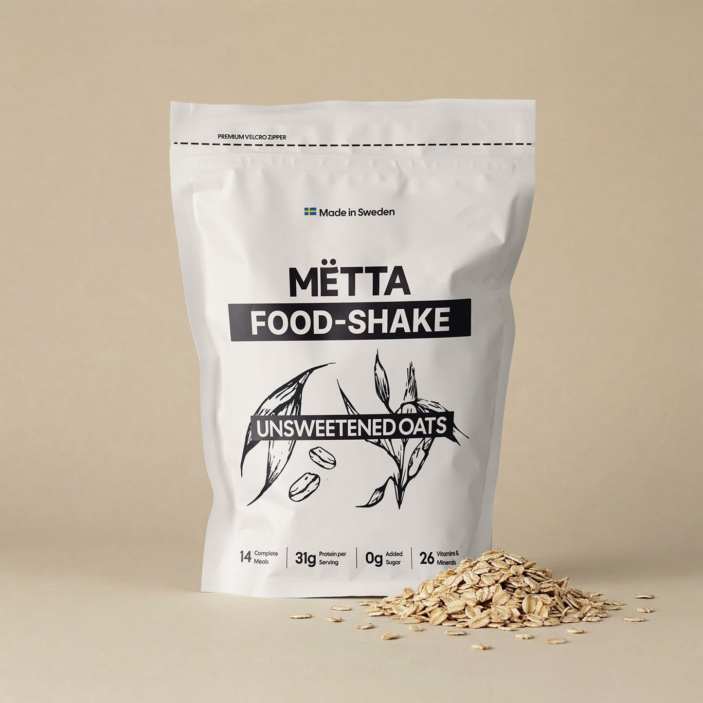 Unsweetened oats