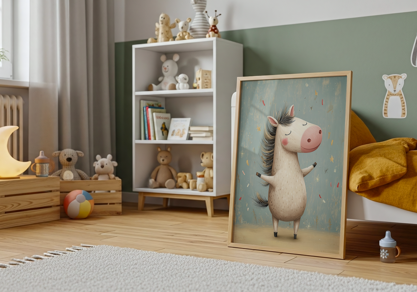 Young Riders - Happy Pony - Horse Art Poster