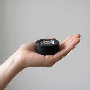 Compact size of Sunset Projection Light – fits in one hand